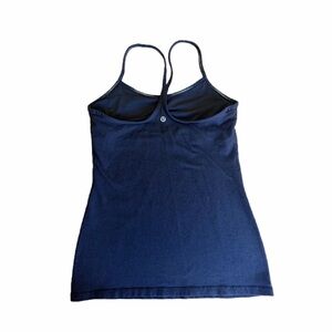 Lululemon Black Strappy Built-In Bra Tank